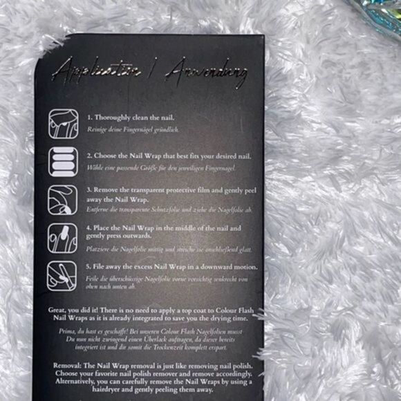 Colour Flash - “Chunky Cable Knit”, knit pattern on a pearlized base. - Picture 9 of 9